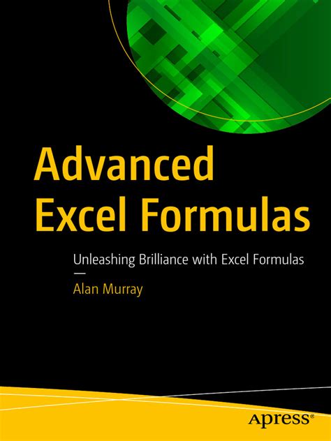 Image result for Advanced Excel Formulas PDF