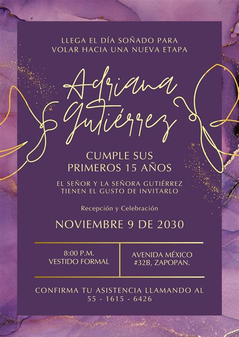 Invitaciones De 15 Anos Invitaciones 15 Años
