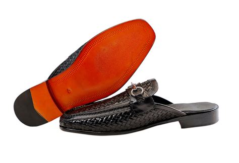 Quero Coal leather Mules | Shutiq