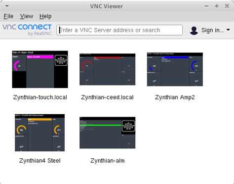 Zynthians on RealVNC . - Using Zynthian - Zynthian Discourse
