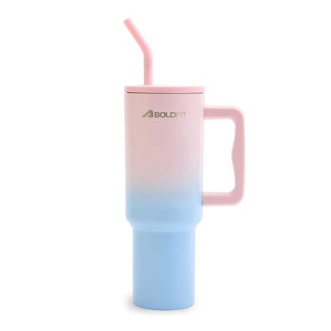 Boldfit Water Tumbler with Straw – 1200ml | Durable & Stylish