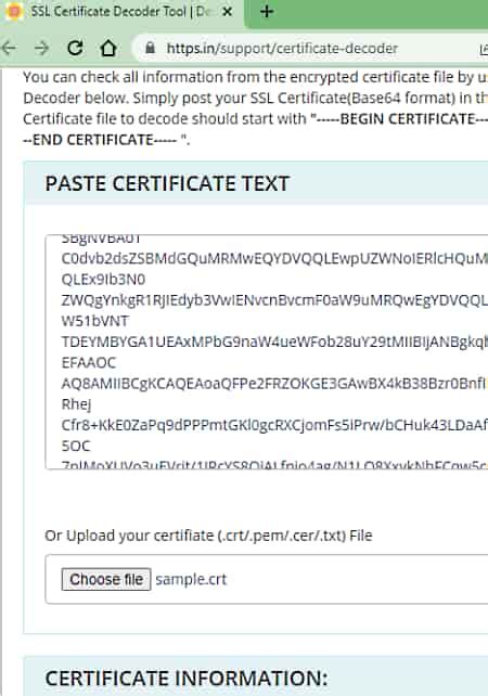 Image result for SSL Cert Decoder