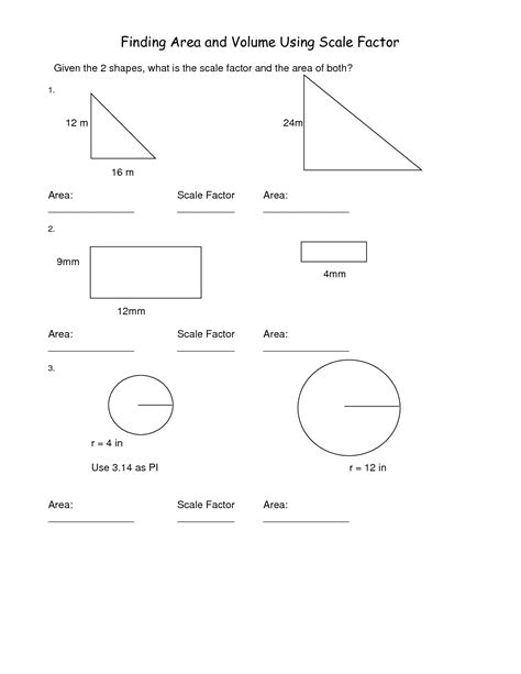 Scale Factor Worksheets 7Th Grade