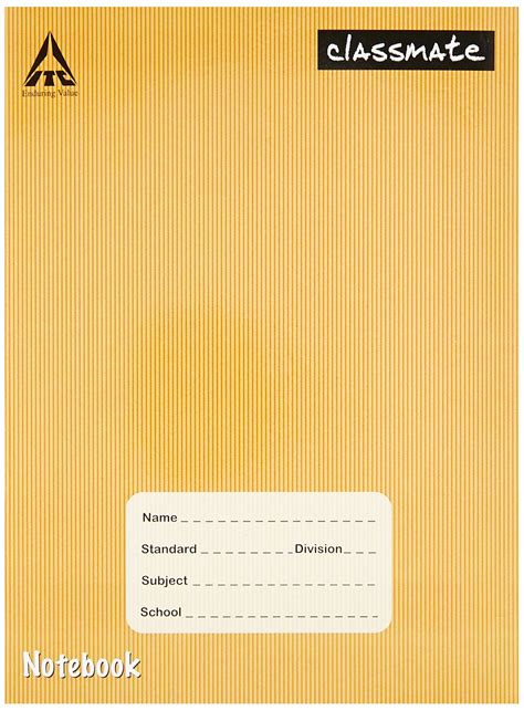 Classmate Notebook - Soft Cover, 180 Pages, 240x180mm, Four Lines with ...