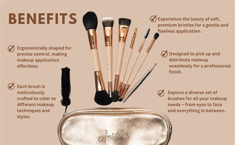 ANNALIA Beauty Contour Highlight Brush for Blush and Foundation, Super ...