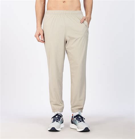 Xtep Men's Quick Dry 3D Cut Training Trackpant Sand Grey
