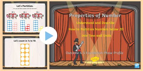Partitioning Numbers Below 20 into Tens and Units PowerPoint