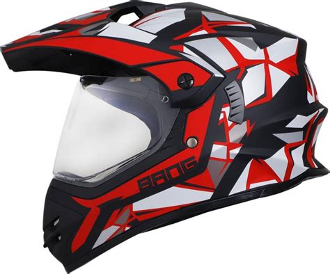 Steelbird Off Road Bang KTN ISI Certified Motocross Full Face Helmet ...