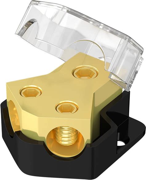 Amazon.com: Joinfworld 12V Power Distribution Block Car Audio 2 Way Ground Distribution Block 0 ...
