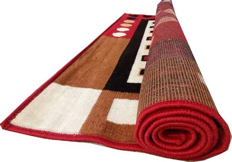 Buy Shanno Carpet BCF Acrylic Polypropylene Anti Skid Bedside Runner ...