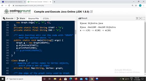 Dijkstra's Algorithm in Java Using Adjacency List 的图像结果