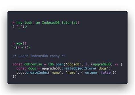 JavaScript Database 的图像结果