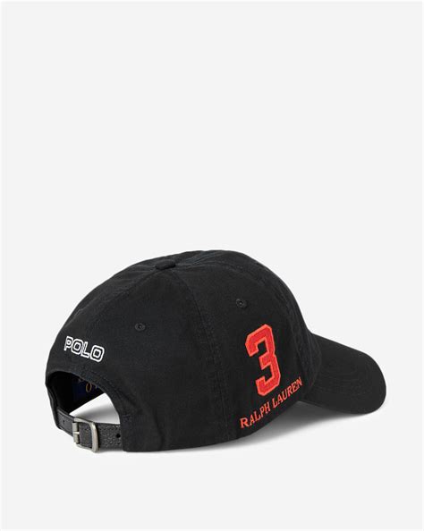 Shop Polo Ralph Lauren Big Pony Classic Sport Cap 710780286022 black ...