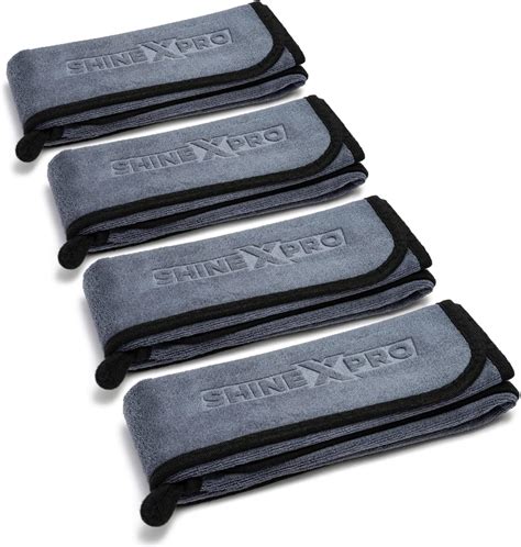 ShineXPro Microfiber Car Cleaning Cloth - OG Soft 500 GSM Extra Large ...