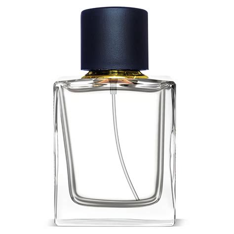 [ZMS08] Transparent Glass Perfume Bottle Gold Neck With Simple Black C ...
