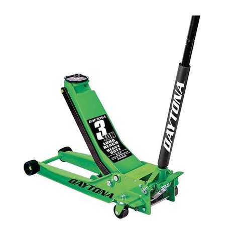 DAYTONA 3 Ton Long-Reach Low-Profile Professional Floor Jack with RAPID ...