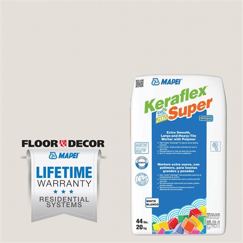 Mapei Keraflex Super White Mortar | Floor and Decor