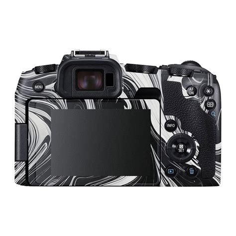 Black and White Marble Canon EOS RP Camera Skins