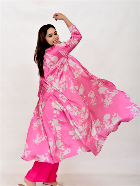 Romance Pink Satin Silk Co-ord Set – LUSH LAYERS