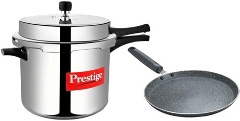 Buy Prestige Popular Aluminium Outer Lid Pressure Cooker, 10 Litres ...