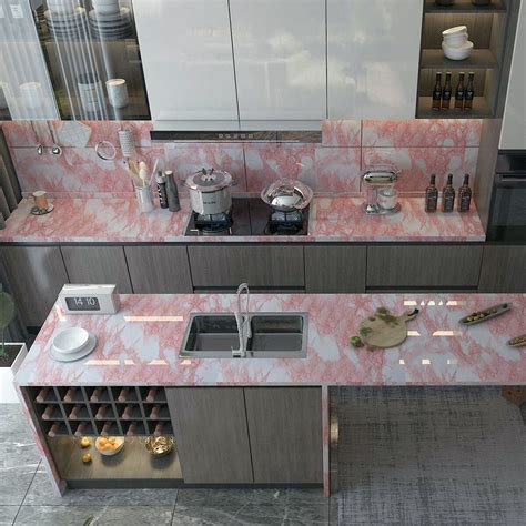 Gloss Marble Granite Wallpaper Vinyl Wrap Film Home | Ubuy India