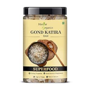 ManHar Organics Gond Katira Pure Organic Jar 550gm | Tragacanth Gum ...