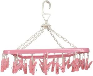 KAYKUS Plastic 360 Degree (32 Clip) Portable Folding Clothes Drying ...