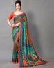 Buy Olive Green Sarees for Women by SHAILY Online | Ajio.com