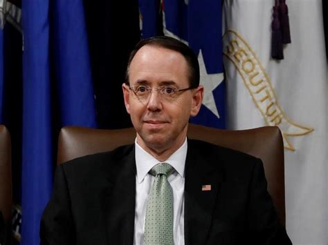 Rod Rosenstein tenders resignation