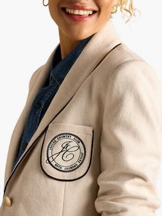 Joules Hartley Shawl Collar Blazer, Oatmeal