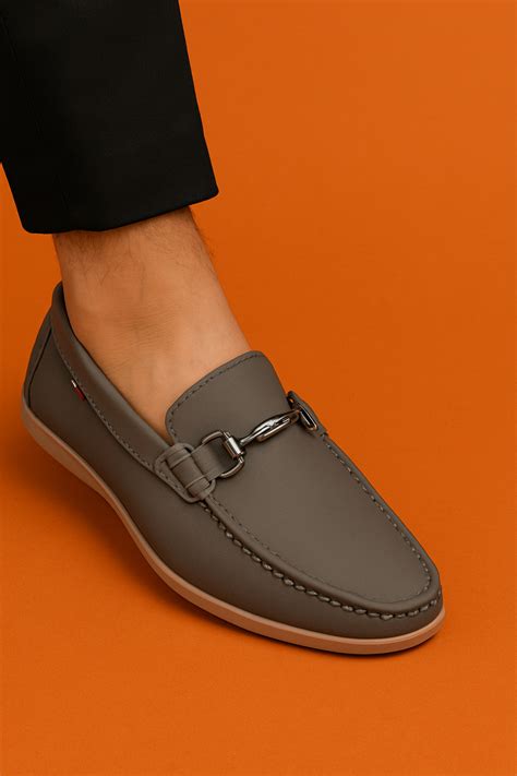 MERCY COMFORTABLE DAILY WEAR LOAFERS IN GREY COLOR – MERCYCLASSIX