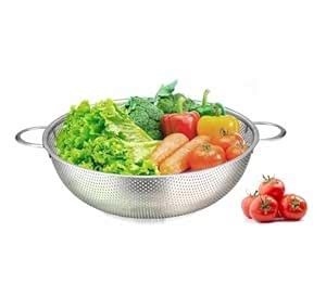 Roshankruti Stainless Steel Micro-Perforated Colanders Strainers for ...