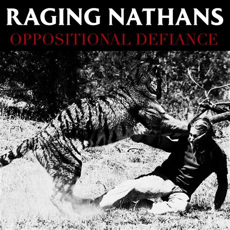 raging nathans / oppositional defiance 12" TRANSPARENT RED vinyl + live ...