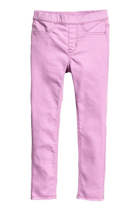 Twill treggings - Light purple - Kids | H&M IN