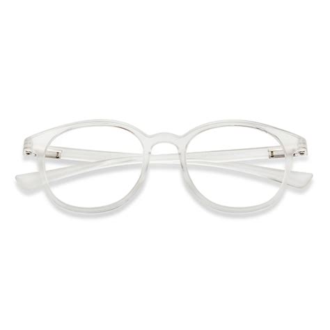 Blue Block Screen Glasses: Transparent Full Rim Round Lenskart Blu VC ...