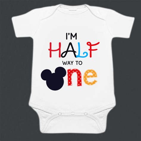 Halfway to One Outfit - Half Birthday Bodysuit For Baby