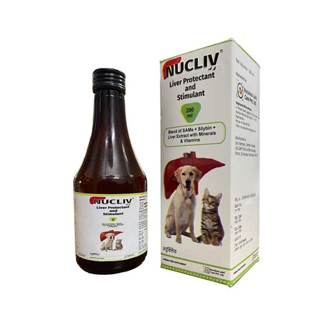 Nucliv Liver Tonic for Pets, Liver protectant and Stimulant for Dogs ...