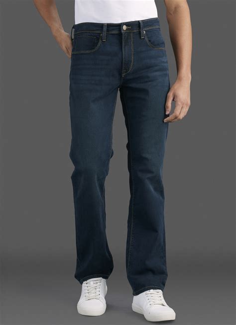 Men Dark Blue Mid Rise Straight Fit Jeans | Pepe Jeans India
