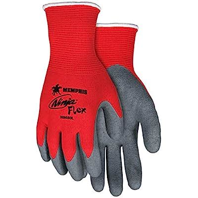 MCR Safety N9680M Ninja Flex Glove, Medium, Red/Gray | Ubuy India