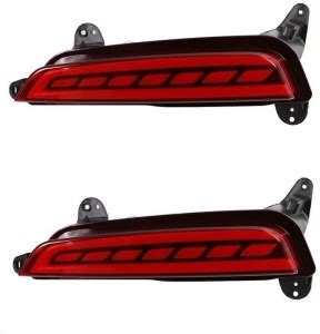 Bikers World 07 Car Rear Bumper Reflector Red Led Drl For Creta Car ...
