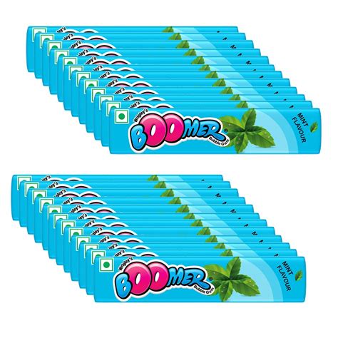 Boomer Freshmint Flavour Chewing Gum, 24 X 18.6 g : Amazon.in: Grocery ...