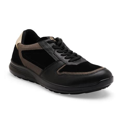 Men Black Casual Shoes by Kansas - Comfortable & Stylish – Ergonstyle