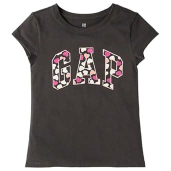 Buy GAP Kids Girl's Relaxed Fit T-Shirt (442656614_Black at Amazon.in