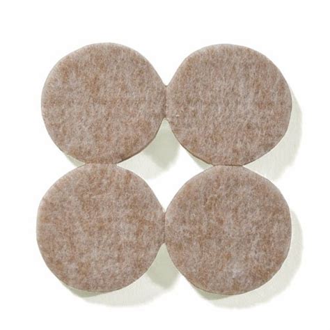 TAN 1-1/2" Diameter Heavy Duty Felt Pads - 500 Pcs (4 Pcs/Pad) : Amazon.in