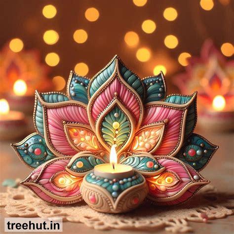 Tea Light Holders Diwali Craft Ideas