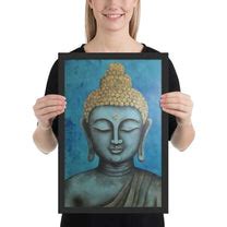 Happy Calming Framed Print for US Homes – ZenArtBliss – Zenartbliss