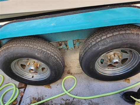Boat trailer tire wear question : r/boats