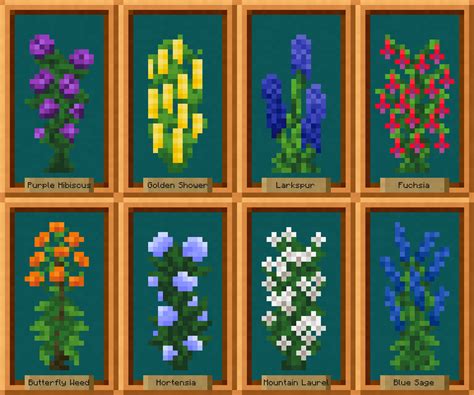 What Are The Different Types Of Flowers In Minecraft at Delia Garibay blog