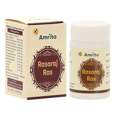Amrita Rasaraj Ras Tablets – Sushain