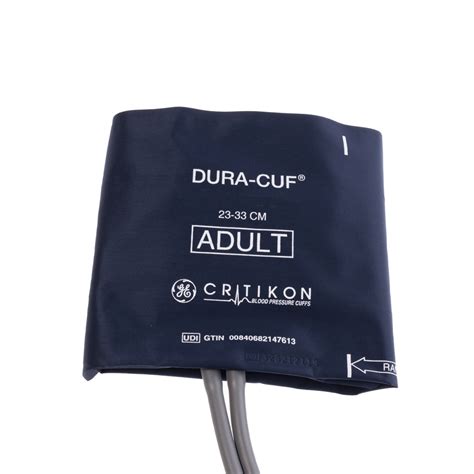 DURA-CUF Adult Blood Pressure Cuff, 2 Tubes DINACLICK (5/box), Patient ...